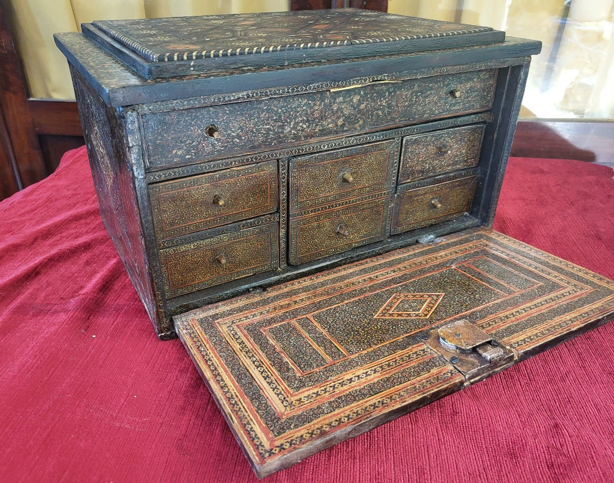 Iran Qajar Travel Cabinet, 18th/19th Century-photo-4