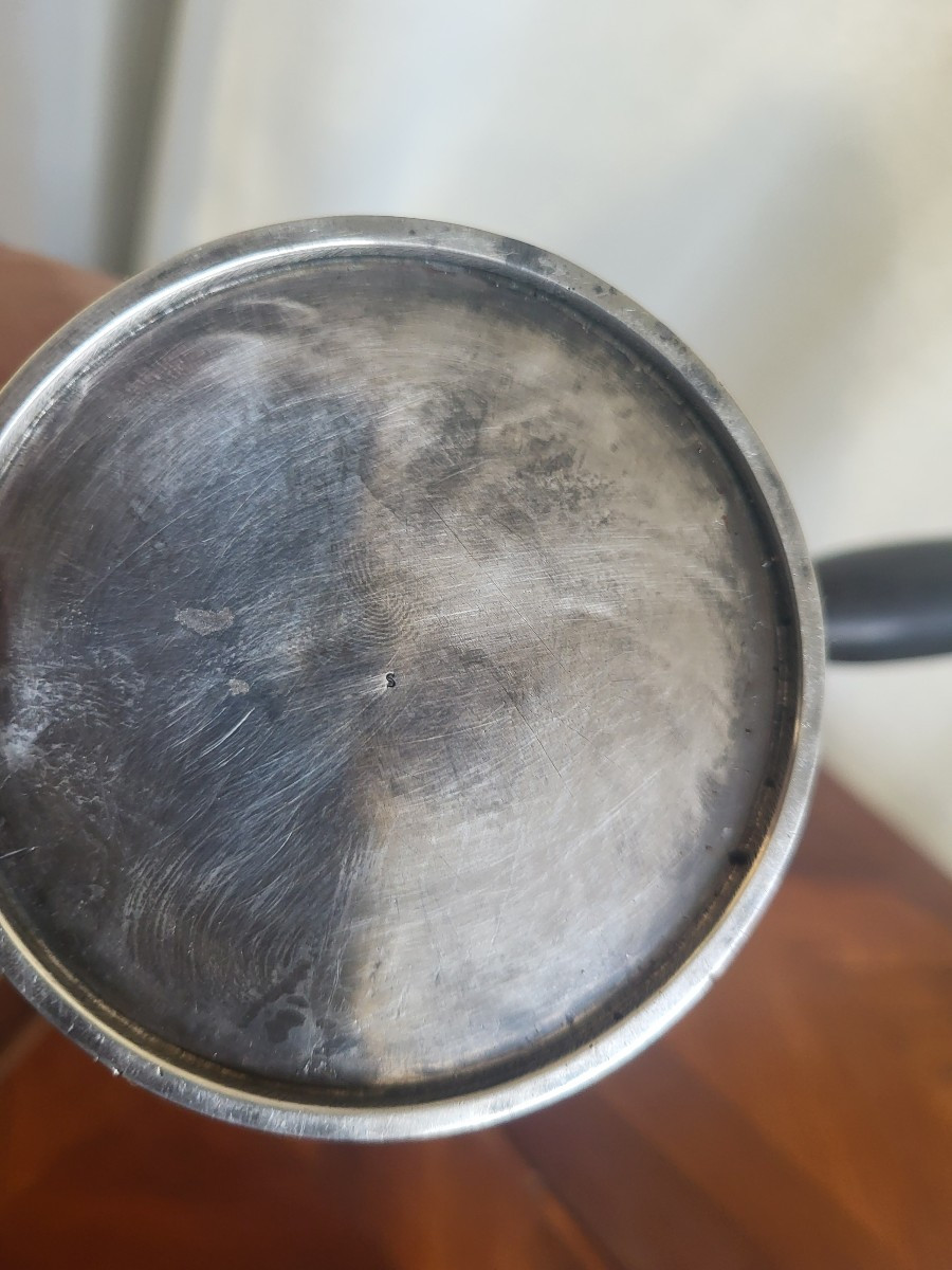 Silver Chocolate Pot Minerva Louis XVI 19th Century -photo-1