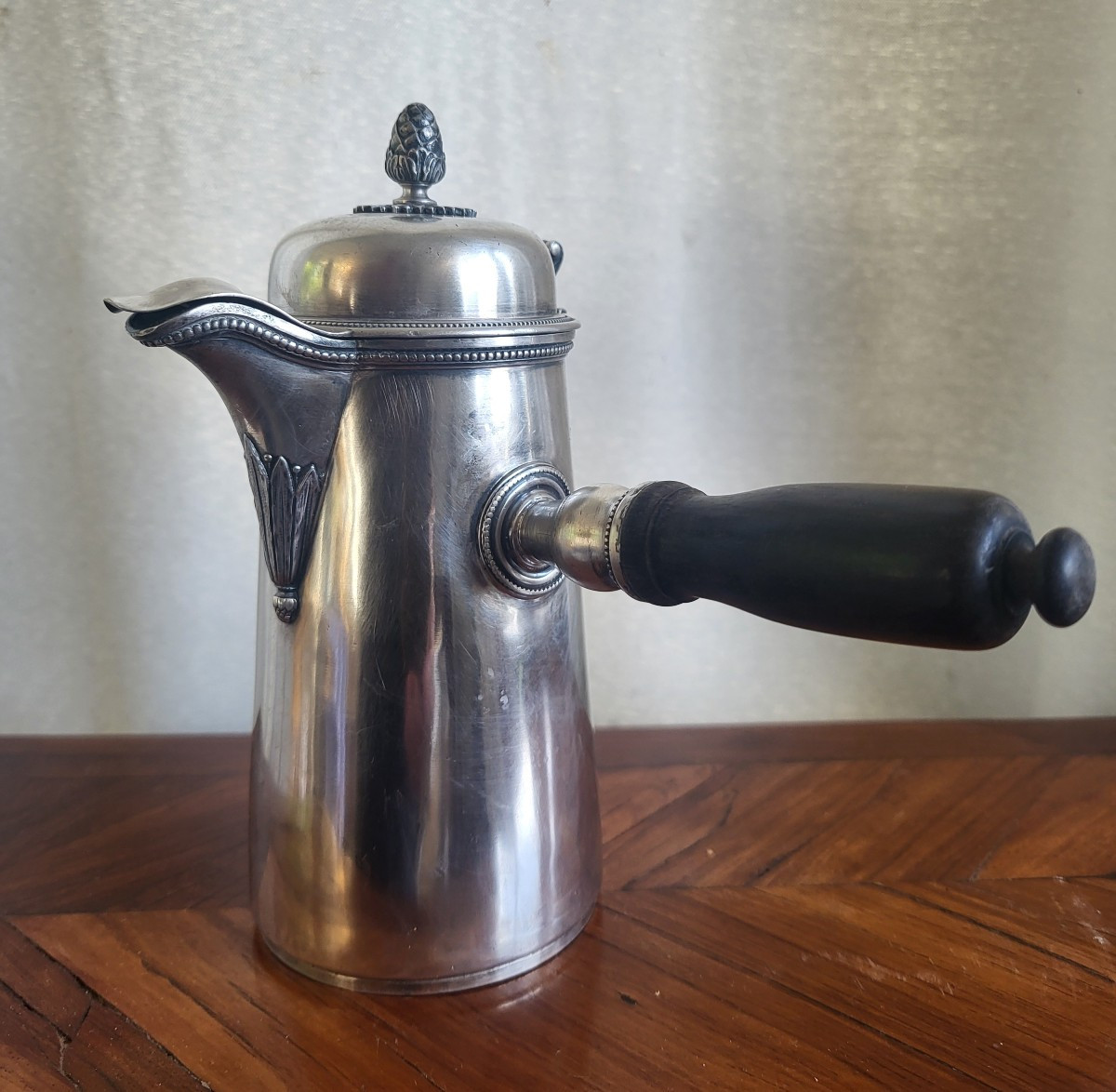 Silver Chocolate Pot Minerva Louis XVI 19th Century 