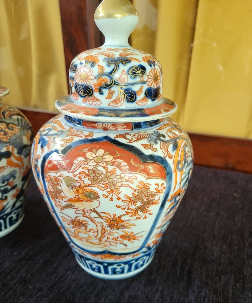 Pair Of Imari Porcelain Vases, Meiji Period, Japan -photo-5