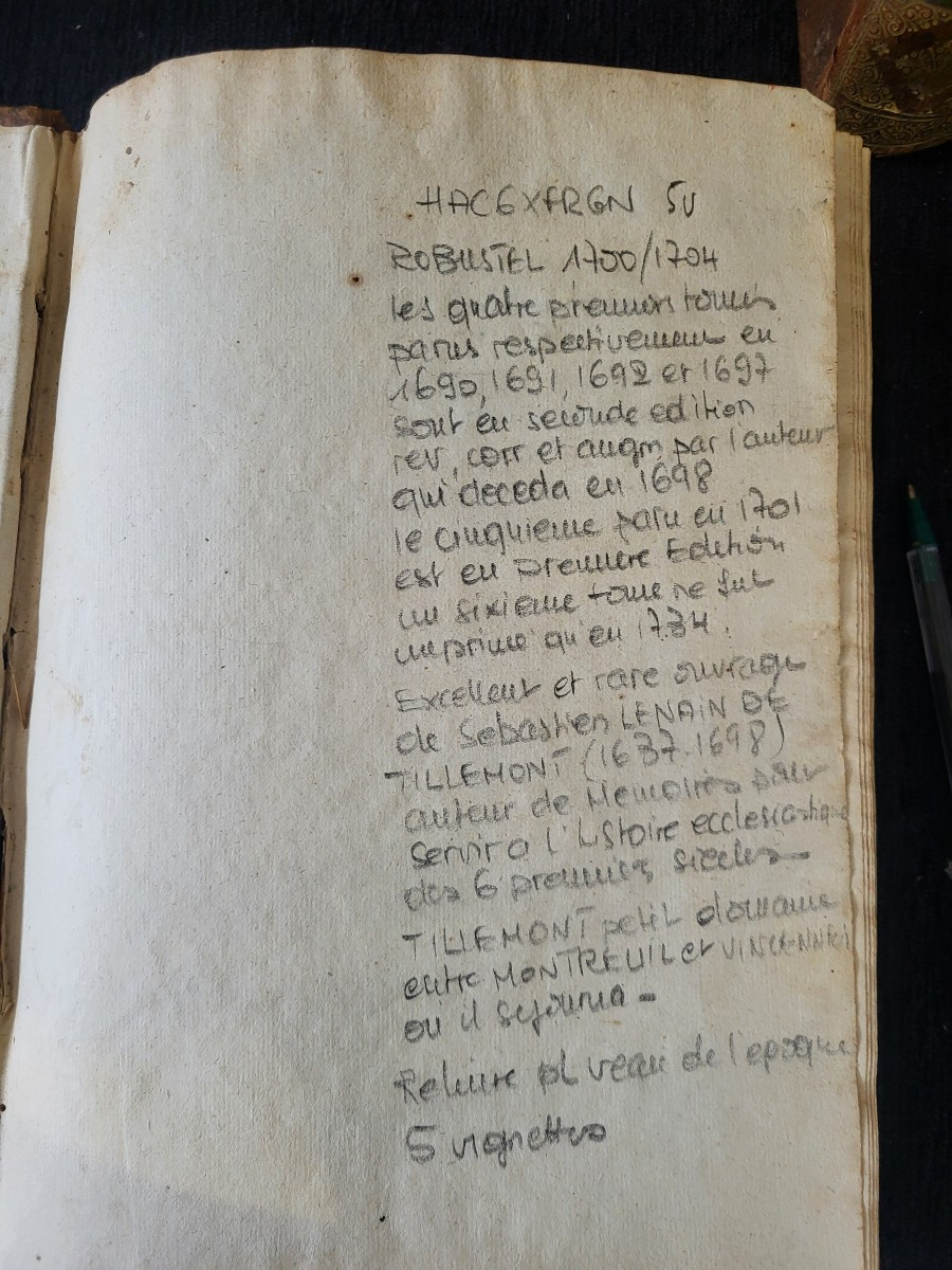 ensemble  de 5 volumes Histoire des Empereurs 1700-photo-2