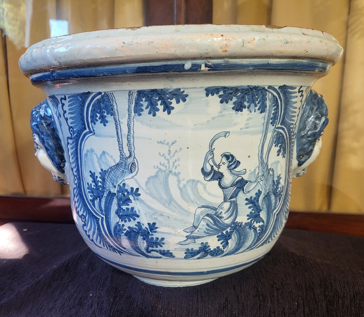 Nevers Flowerpot 18th Century 