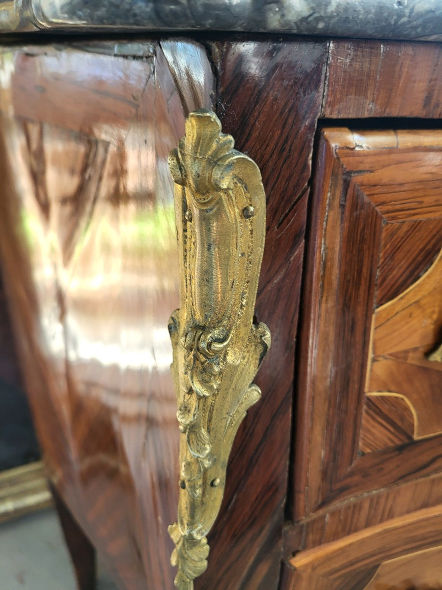 Commode estampillée J.BIRCKLE JME époque Louis XV XVIIIe -photo-1