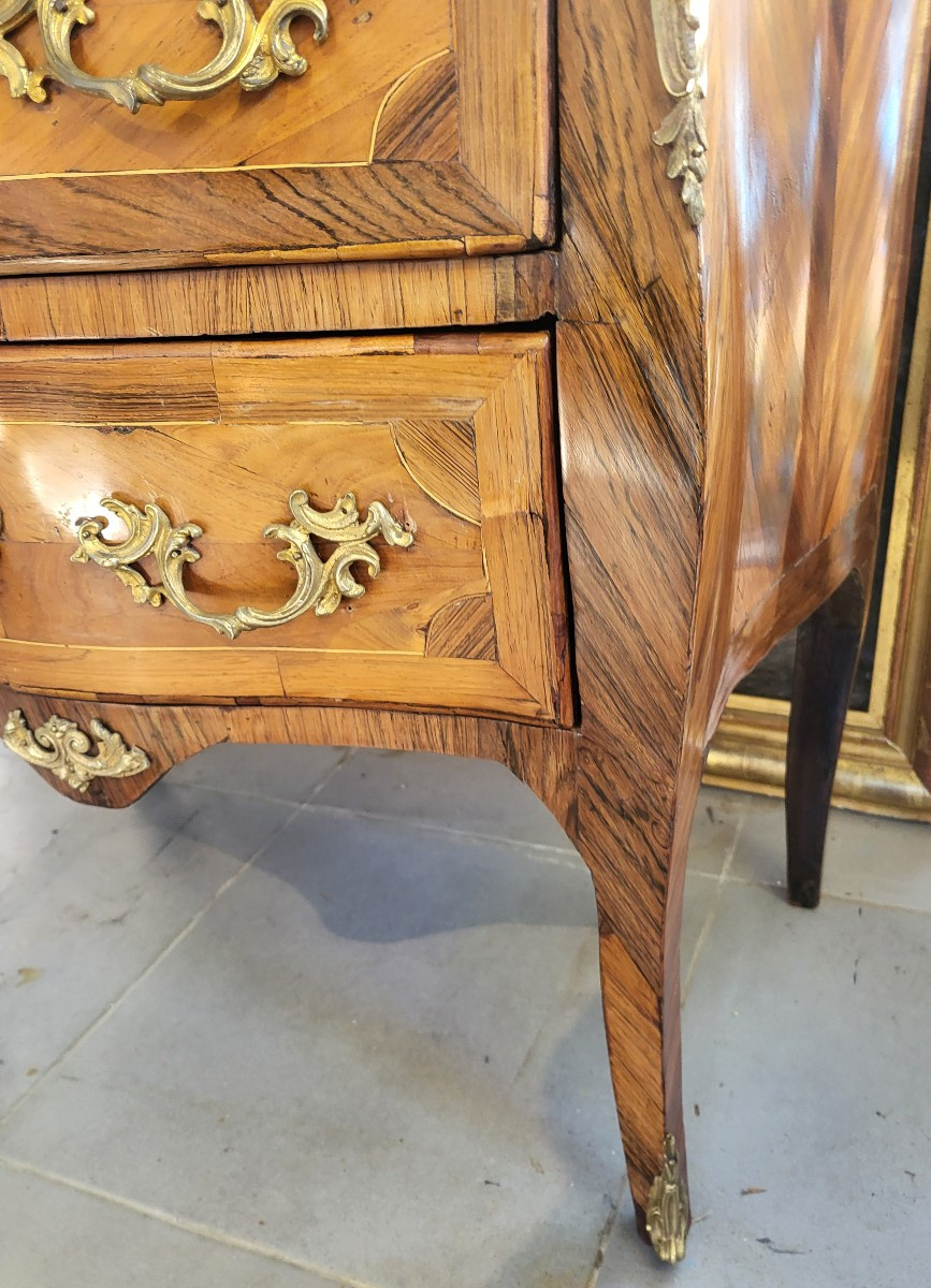 Commode estampillée J.BIRCKLE JME époque Louis XV XVIIIe -photo-7