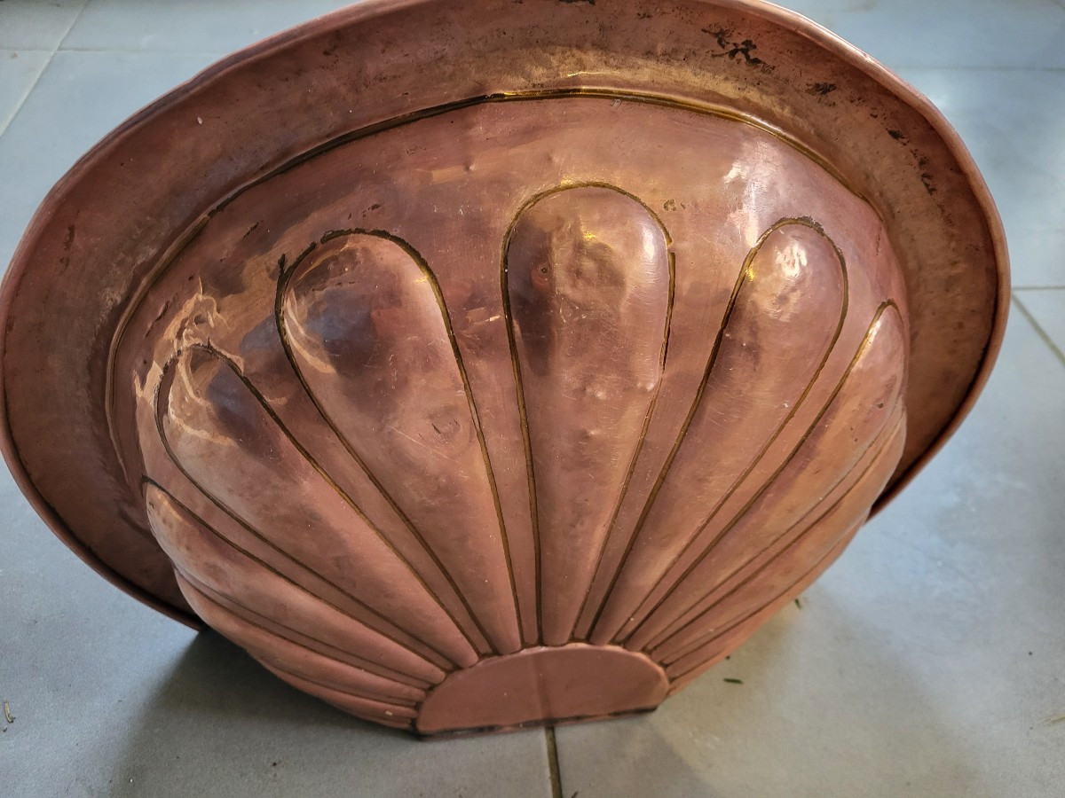 Grande fontaine murale au Triton fin XVIII e début  XIXe siècle -photo-3