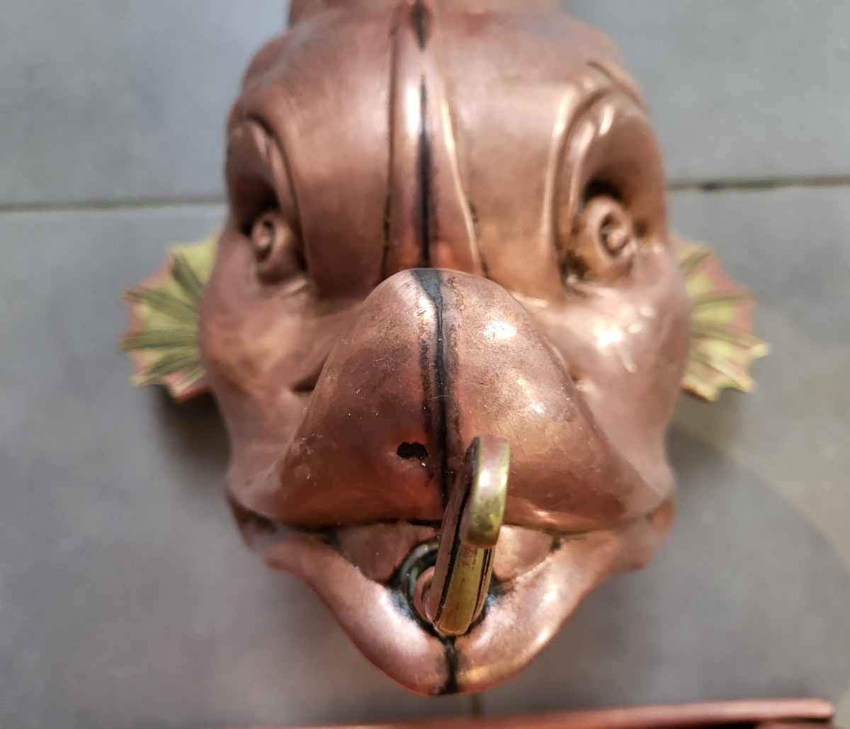 Grande fontaine murale au Triton fin XVIII e début  XIXe siècle -photo-6