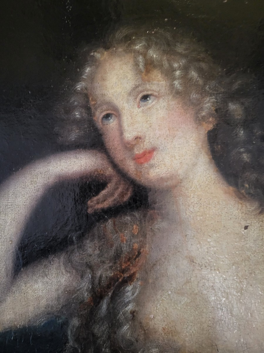 Portrait Of Madame De Ludres, By Mignard, Oil On Canvas, 17th Century -photo-4