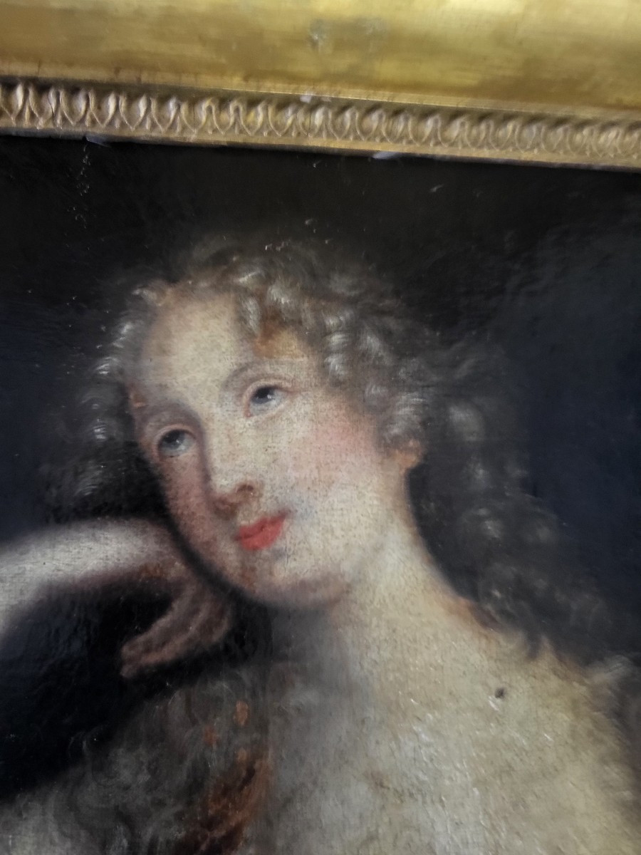Portrait Of Madame De Ludres, By Mignard, Oil On Canvas, 17th Century -photo-8