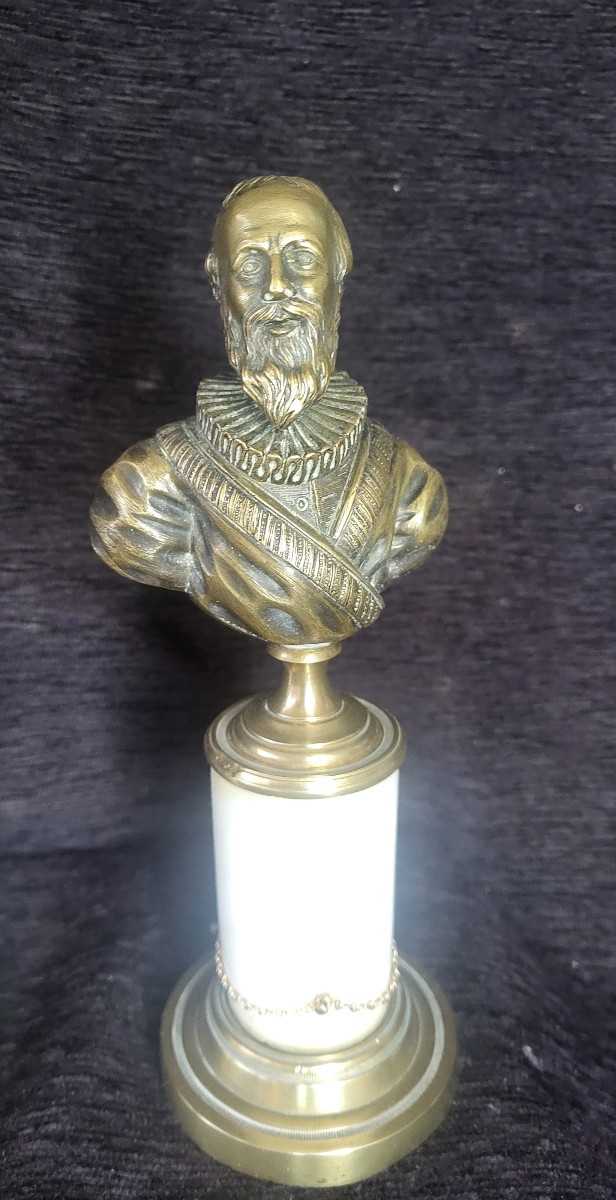 Pair Of Busts Of Henri IV And Sully, 19th Century -photo-3