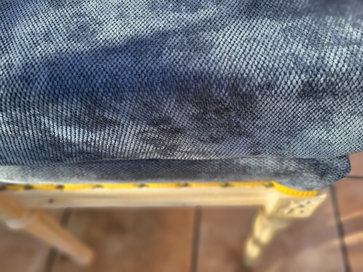 Pair Of Louis XVI Period Cushioned Stools, 18th Century -photo-4