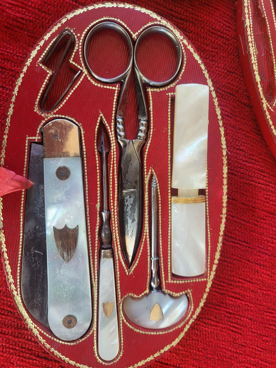   Important nécessaire  de voyage   PN Blaquiere époque  Empire-photo-4