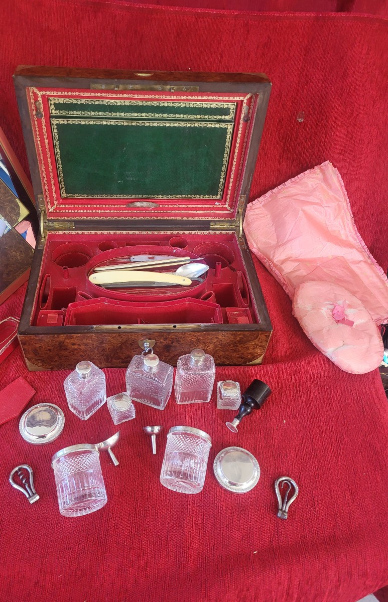   Important nécessaire  de voyage   PN Blaquiere époque  Empire-photo-3