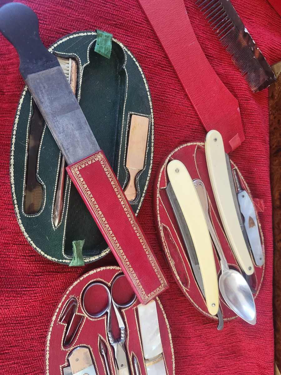   Important nécessaire  de voyage   PN Blaquiere époque  Empire-photo-8