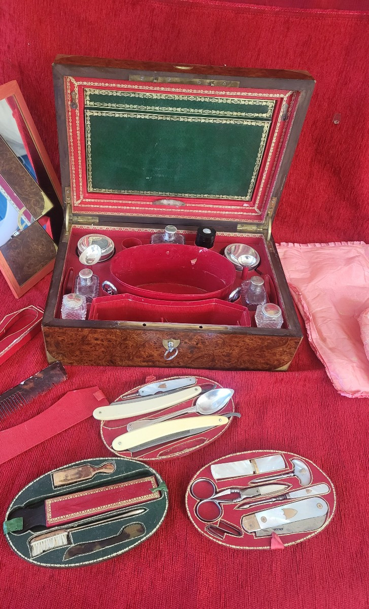   Important nécessaire  de voyage   PN Blaquiere époque  Empire