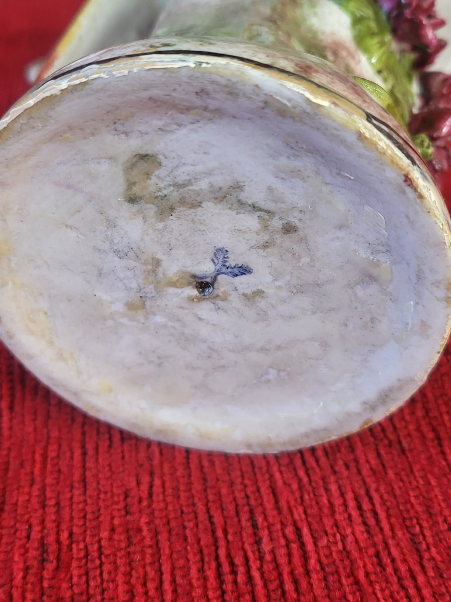 Perroquet  porcelaine  de Locre Paris époque XIXe -photo-3