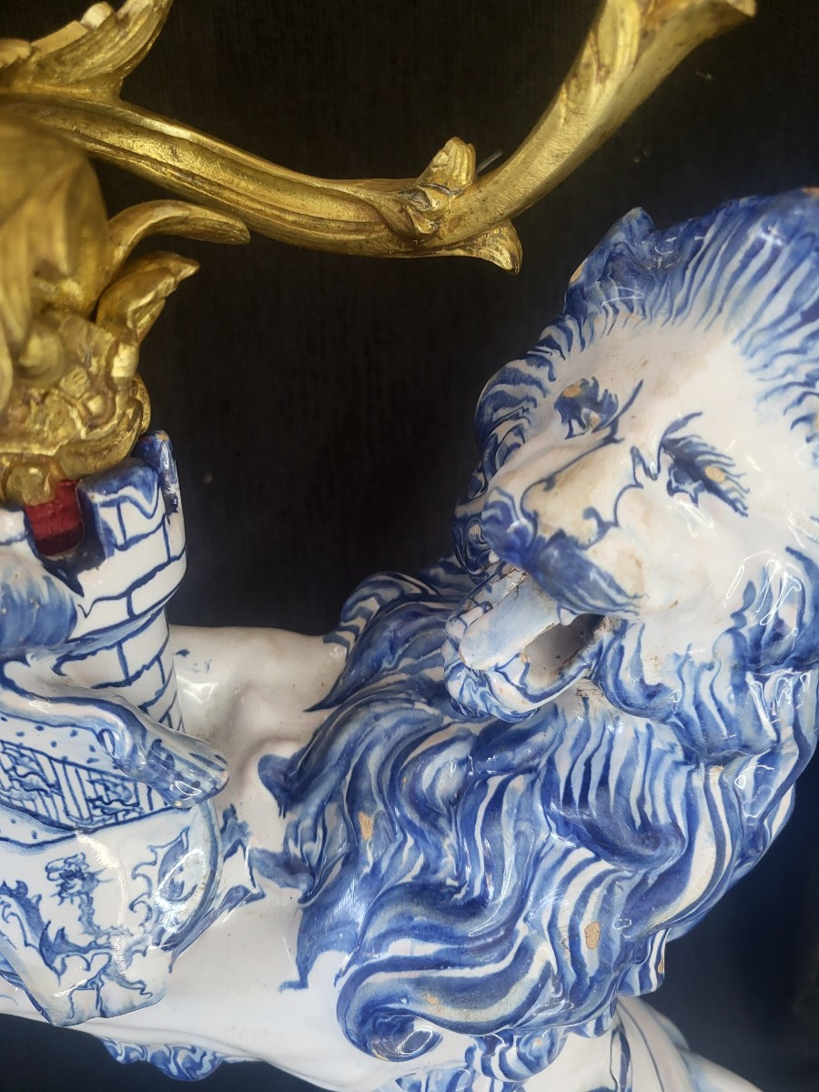 Pair Of Candelabra By émile Gallé And Saint Clément -photo-4