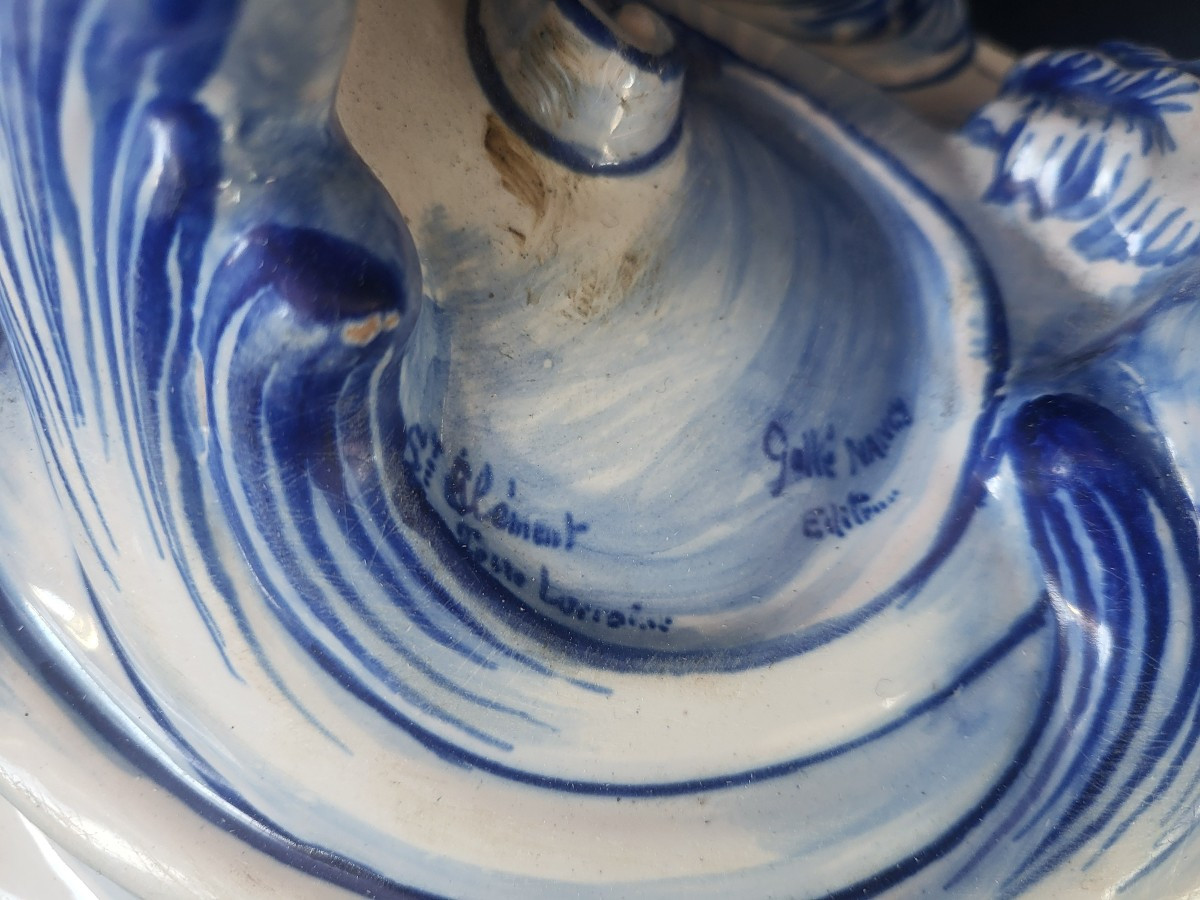 Pair Of Candelabra By émile Gallé And Saint Clément -photo-6