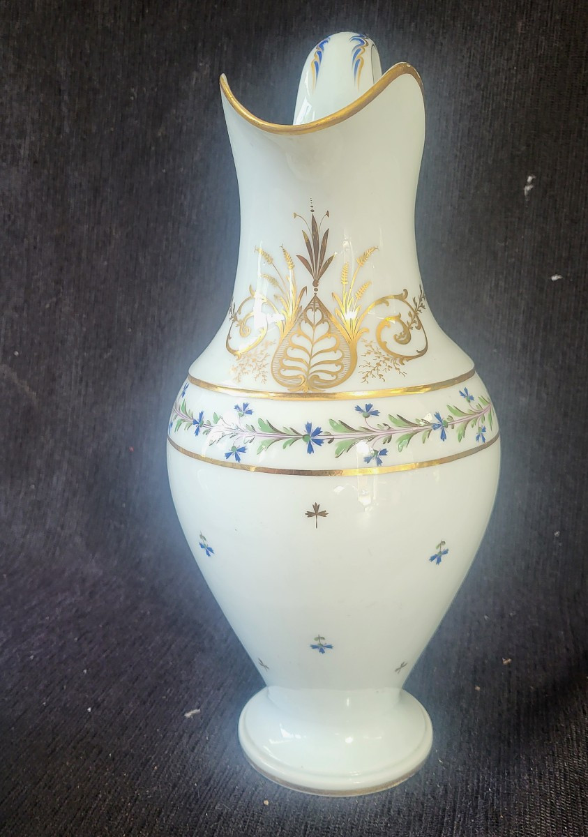 Service  de toilette  porcelaine  au barbeau époque Louis XVI fin XVIII e -photo-3