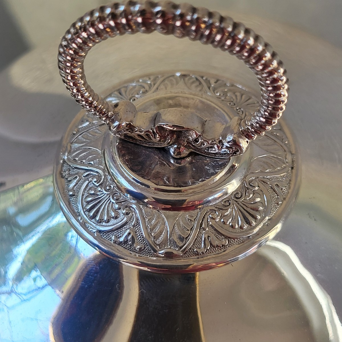 Silver And Crystal Candy Dish P. 1819-photo-1