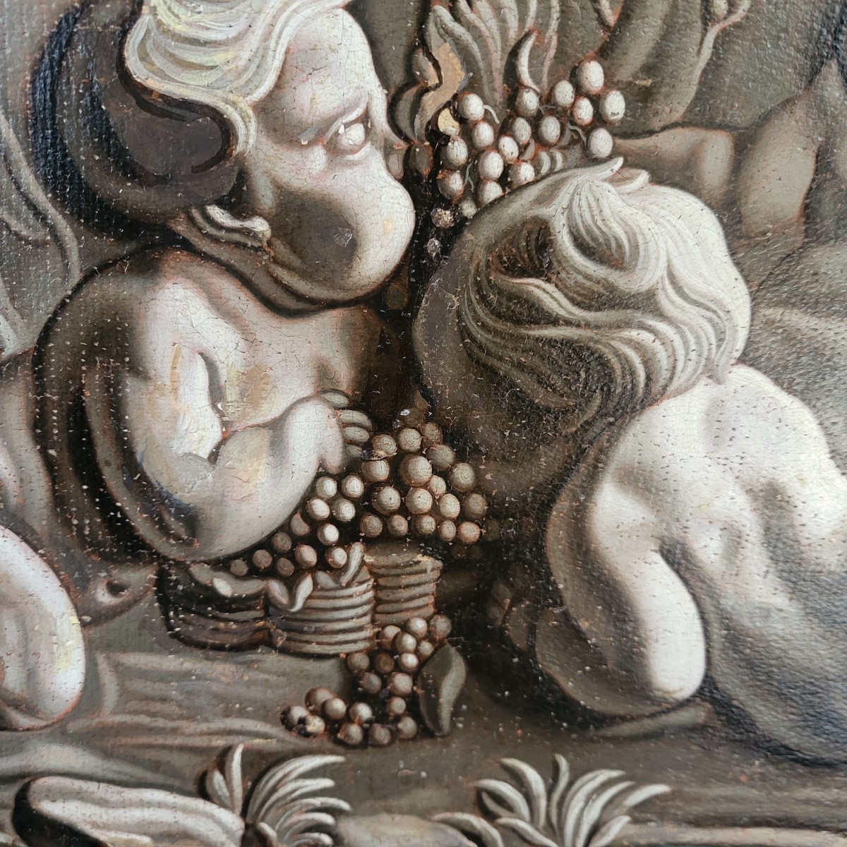  Ec Française XVIII eTrompe l'œil  Huile/t sv P.Sauvage -photo-4