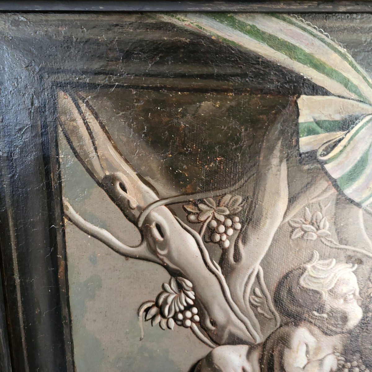  Ec Française XVIII eTrompe l'œil  Huile/t sv P.Sauvage -photo-7