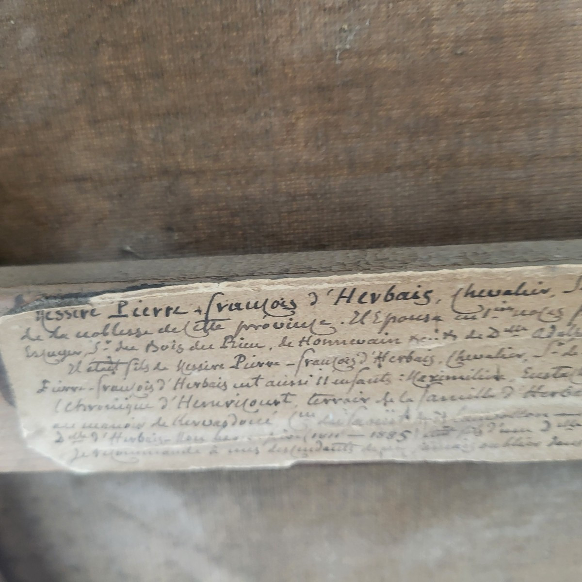 Portrait homme en armure ec Française  début  du XIXe eH96cm-photo-4