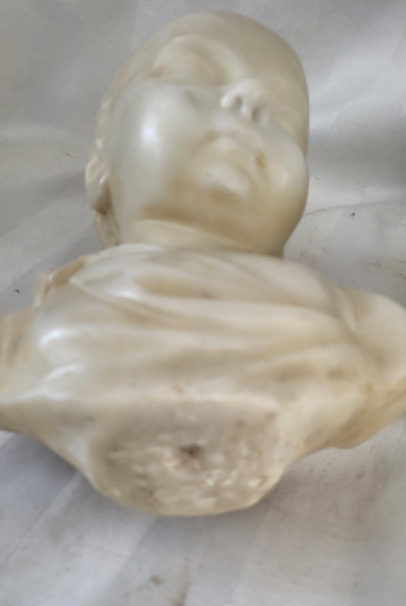 Buste en marbre Henri IV enfant sv G.Pilon XIXe -photo-8