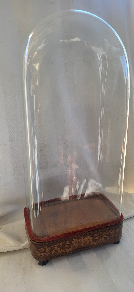 Grand globe verre époque  Restauration  XIXe -photo-3