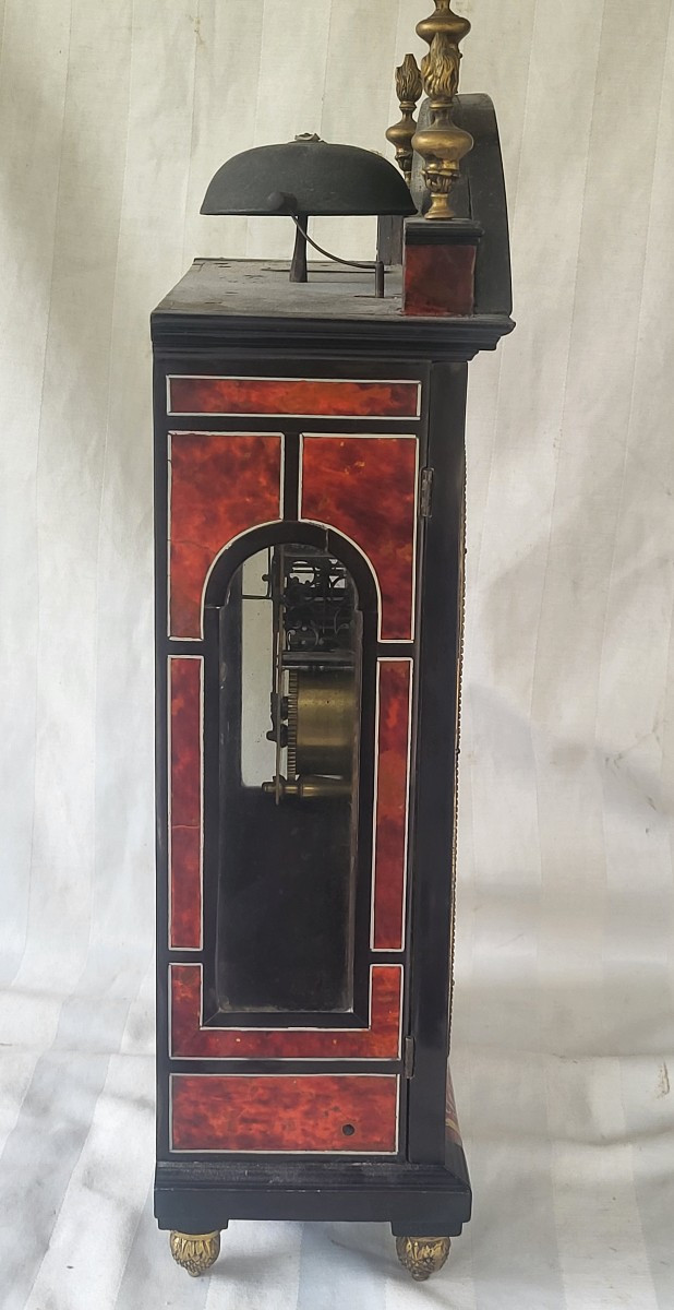 Pendule  religieuse  Boulle époque Louis XIV  XVII e siècle -photo-3