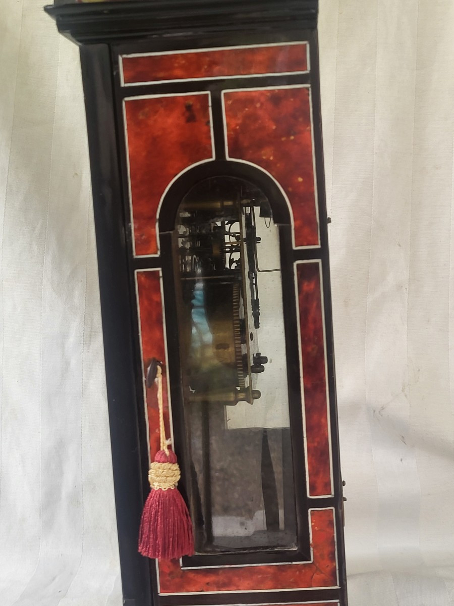 Pendule  religieuse  Boulle époque Louis XIV  XVII e siècle -photo-7