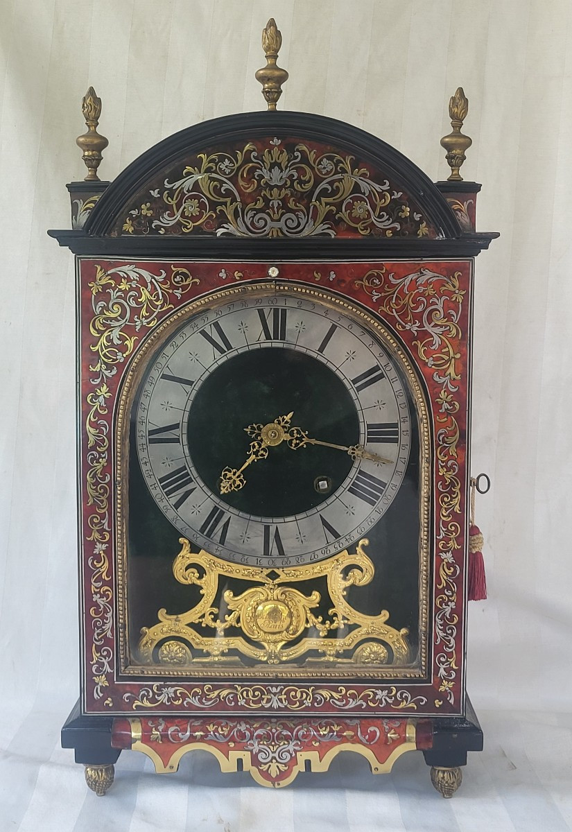 Pendule  religieuse  Boulle époque Louis XIV  XVII e siècle 