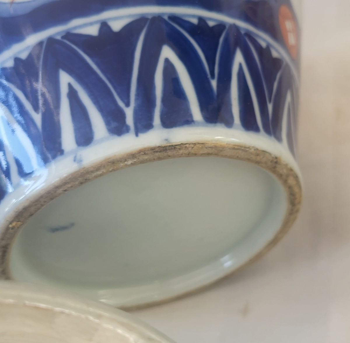 Pair Of Imari Porcelain Potiches 19th Century H35cm-photo-5