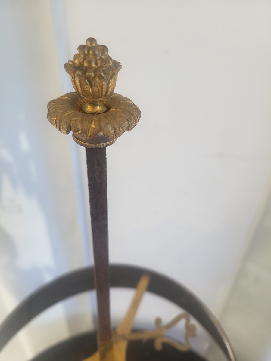 Large Ormolu Hot-water Bottle Lamp, Early 19th Century-photo-3