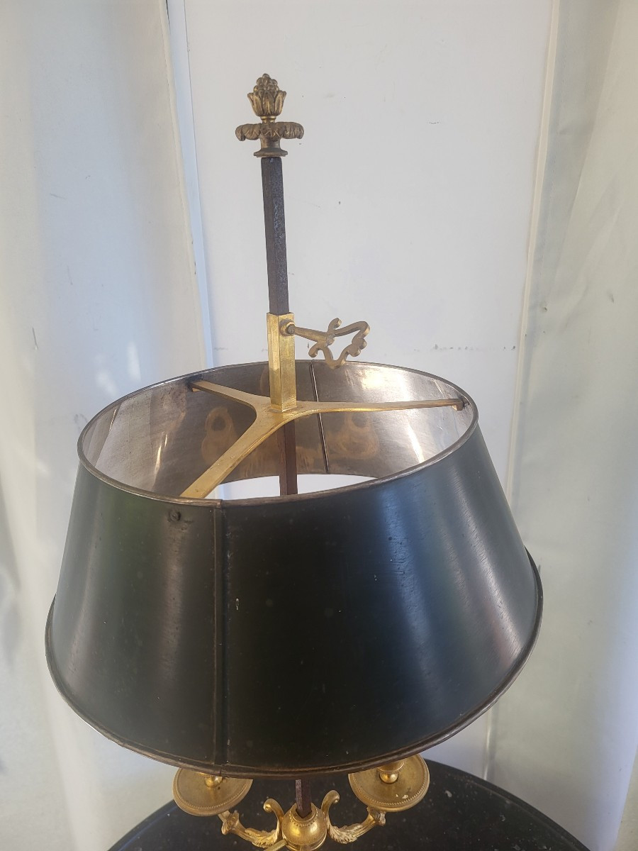 Large Ormolu Hot-water Bottle Lamp, Early 19th Century-photo-8