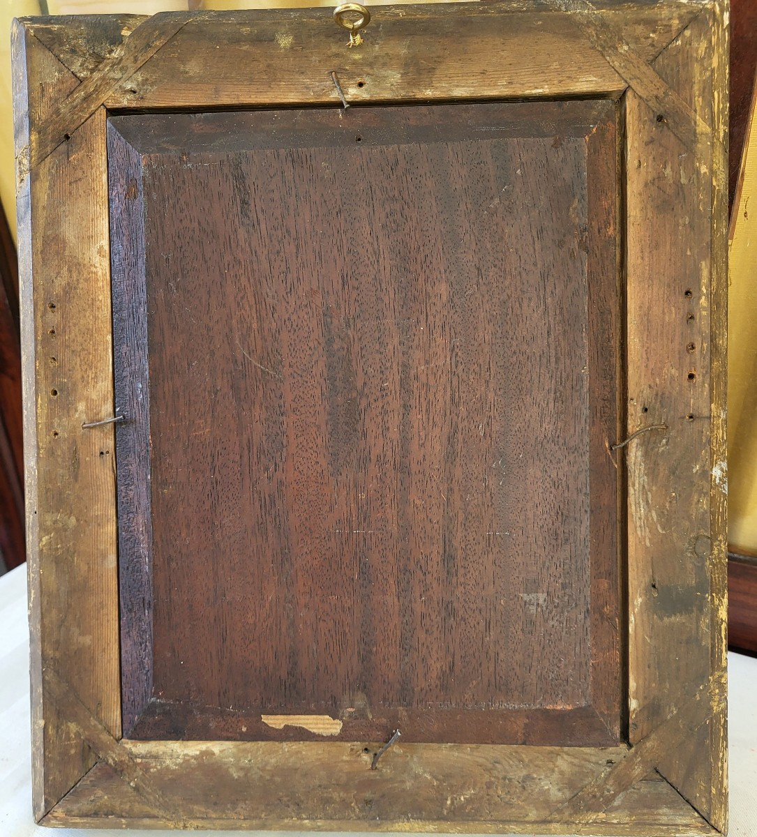 Early 19th Century French School Oil On Panel Tobi And The Angel-photo-3
