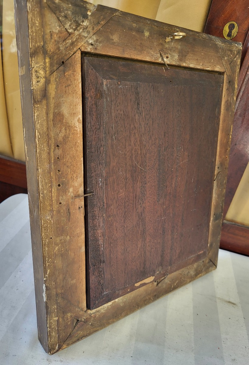 Early 19th Century French School Oil On Panel Tobi And The Angel-photo-8