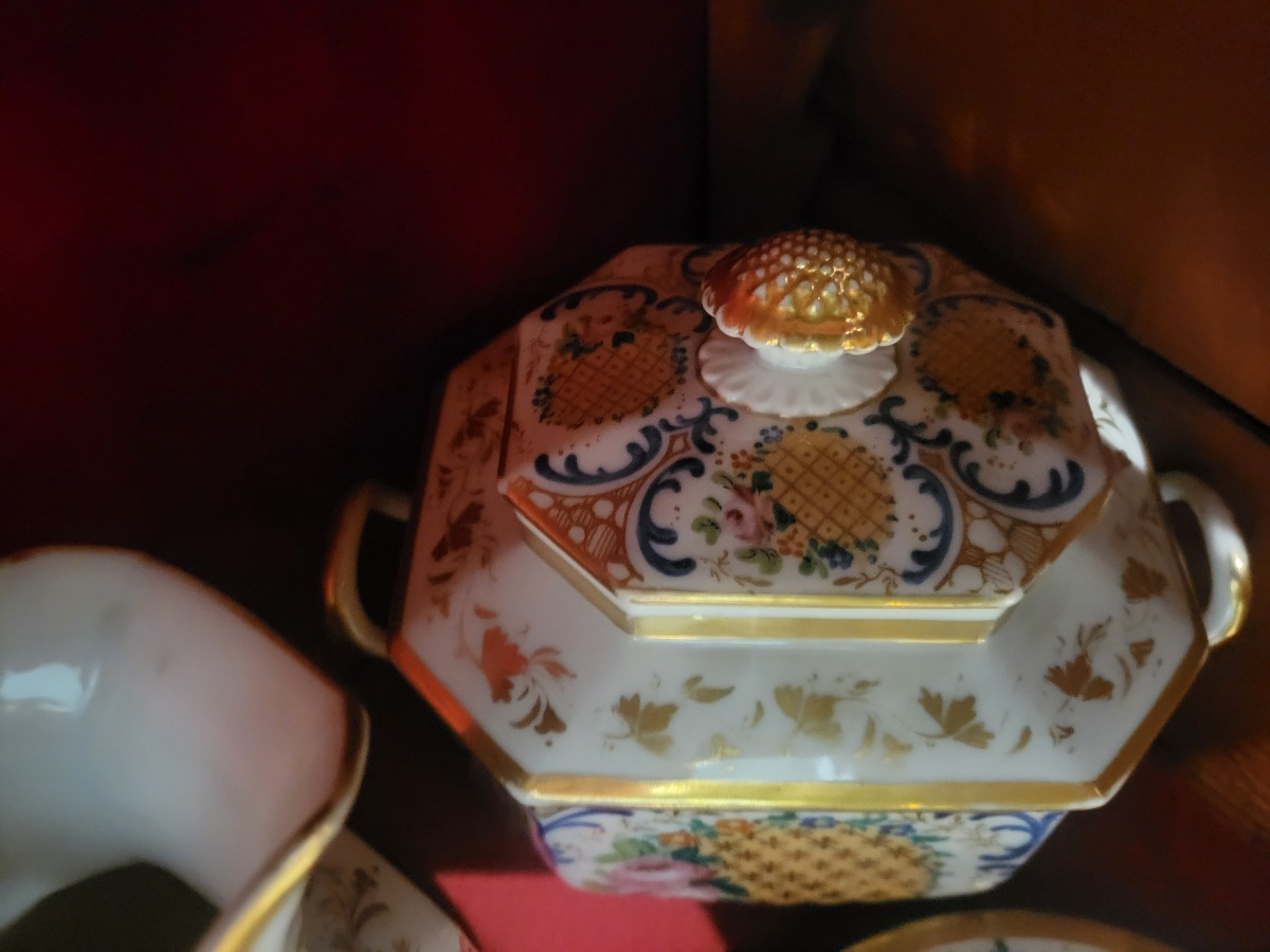 Important Porcelain Service From Paris Louis Philippe Period 19th Century-photo-8