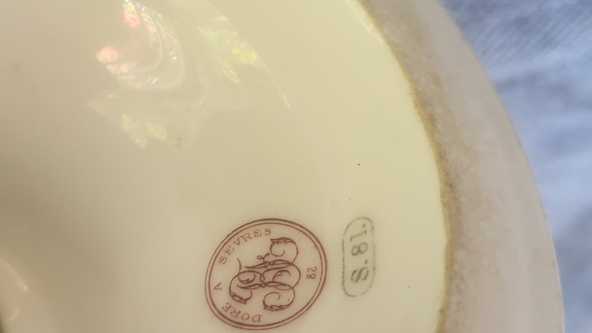 Buste Manufacture Nationale Sèvres 1881 Voltaire H 31cm-photo-8