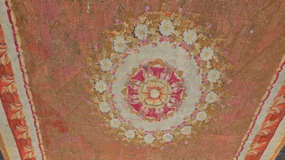 Aubusson Carpet, Late 18th/early 19th Century, Approx. 295 X 195 Cm-photo-2