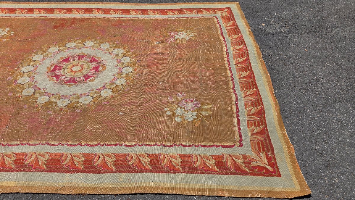 Aubusson Carpet, Late 18th/early 19th Century, Approx. 295 X 195 Cm-photo-4