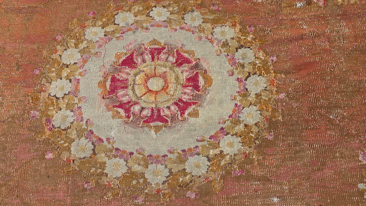 Aubusson Carpet, Late 18th/early 19th Century, Approx. 295 X 195 Cm-photo-7