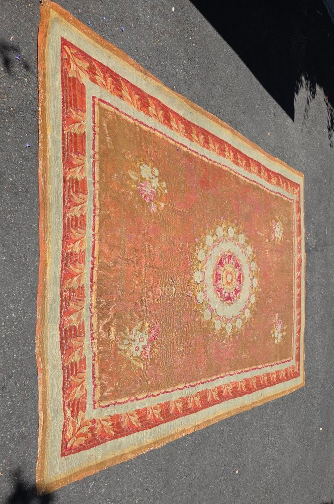 Aubusson Carpet, Late 18th/early 19th Century, Approx. 295 X 195 Cm-photo-1