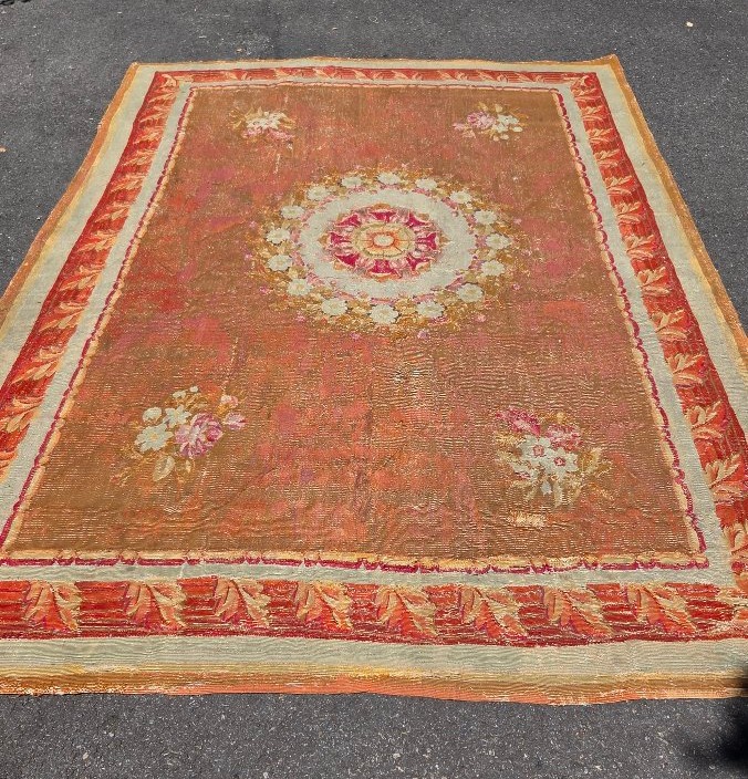 Aubusson Carpet, Late 18th/early 19th Century, Approx. 295 X 195 Cm
