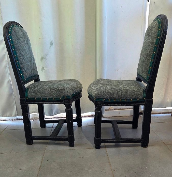 Pair Of Chairs époque Louis XVI -photo-3