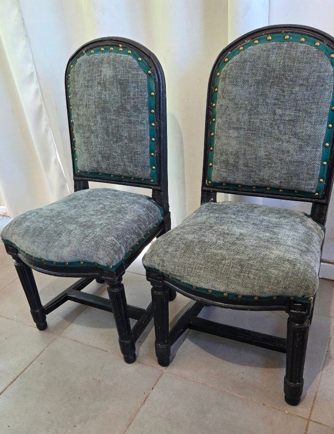 Pair Of Chairs époque Louis XVI -photo-4