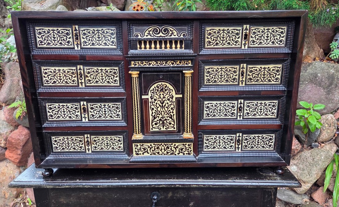 Cabinet marqueterie Italie époque XVII e siècle -photo-2