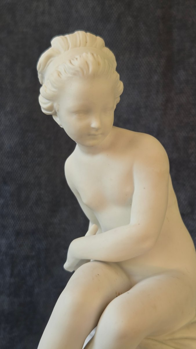Sèvres, 1919, Diana The Huntress, Falconnet, Bisque, H34-photo-1