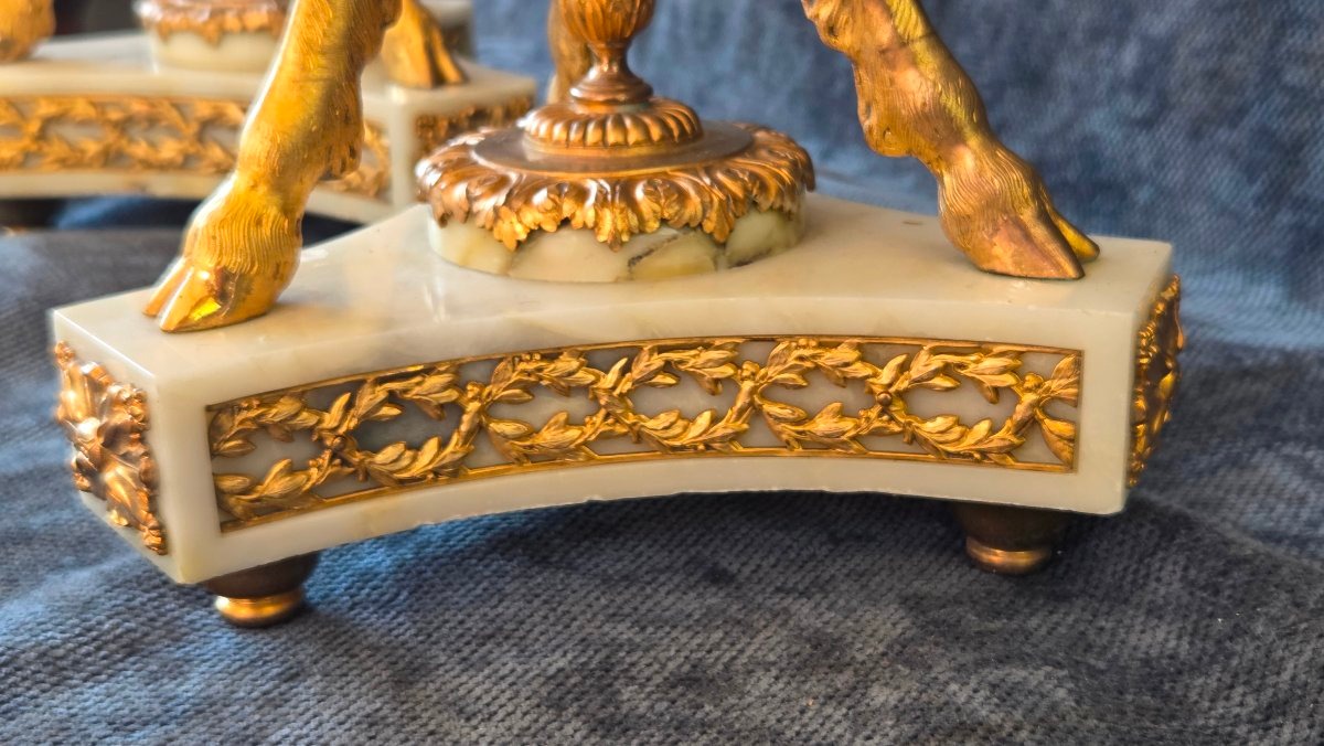 Pair Of Large Cassolettes, Gouthiére Model, Louis XVI Style  -photo-3