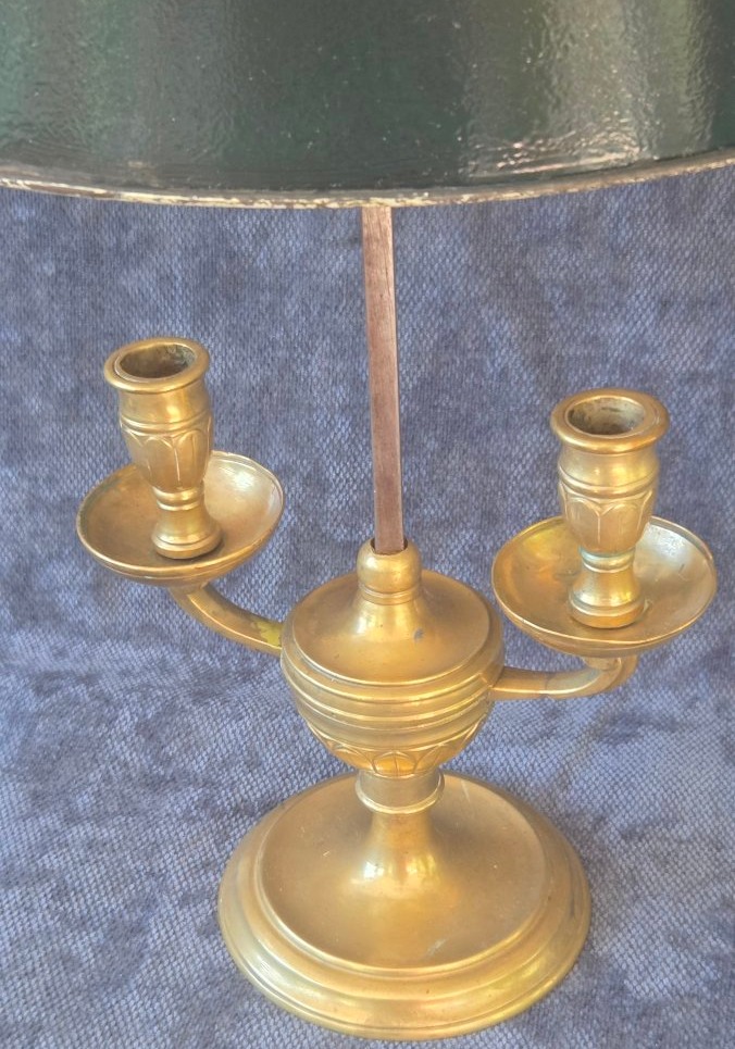 Paire de lampes de  bouillotte  époque XIXe siècle -photo-3