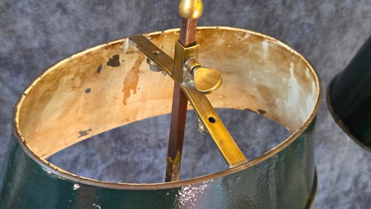Paire de lampes de  bouillotte  époque XIXe siècle -photo-1